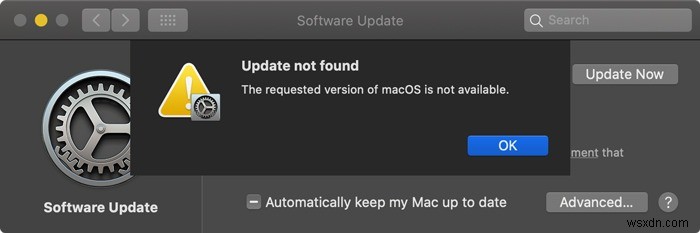 วิธีดาวน์โหลด macOS เวอร์ชันก่อนหน้า 