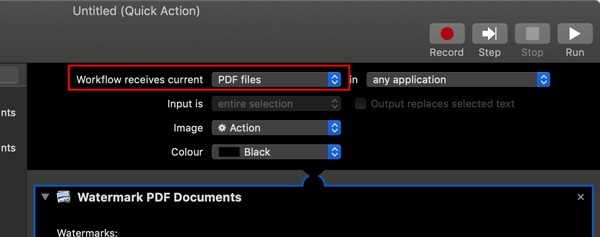 วิธีใส่ลายน้ำหน้า PDF โดยใช้การดำเนินการด่วนใน macOS 