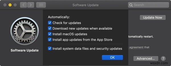 วิธีเปิดใช้งานการอัปเดตซอฟต์แวร์อัตโนมัติสำหรับ macOS 