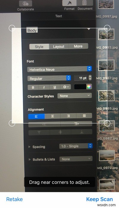 วิธีใช้ความต่อเนื่องของกล้องบน macOS เพื่อแทรกรูปภาพจาก iPhone 