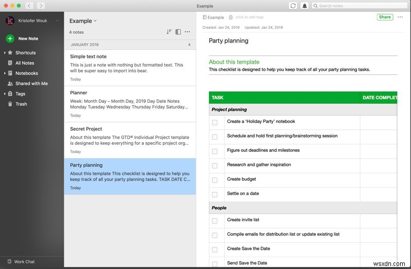 วิธีย้ายบันทึกย่อของคุณจาก Evernote ไปยัง Bear 