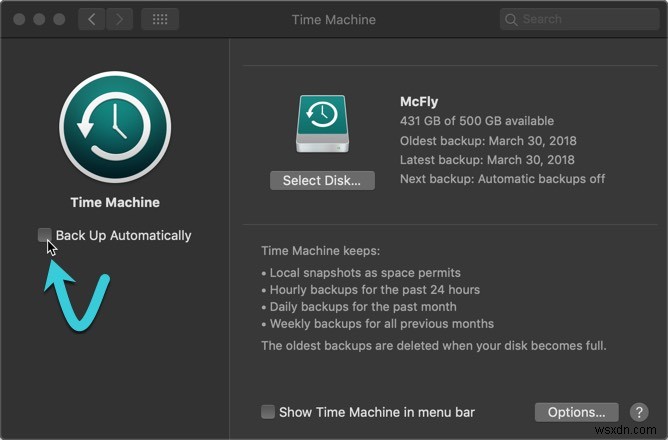 วิธีตั้งค่า Time Machine เพื่อใช้หลายไดรฟ์สำหรับการสำรองข้อมูลใน Mac 