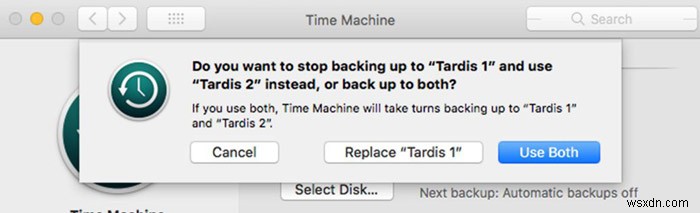 วิธีตั้งค่า Time Machine เพื่อใช้หลายไดรฟ์สำหรับการสำรองข้อมูลใน Mac 