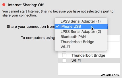 วิธีสร้าง Wi-Fi Hotspot ใน macOS 