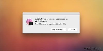 วิธีใช้ Touch ID เพื่อตรวจสอบสิทธิ์คำสั่ง Sudo บน Mac 