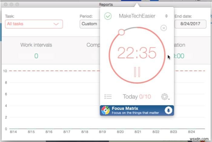 Pomodoro Timers 5 อันดับแรกสำหรับ Mac เพื่อช่วยให้คุณจดจ่อ 