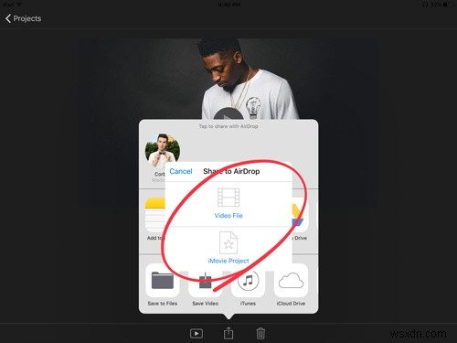 วิธีการส่งออกโครงการ iOS iMovie ที่ยังไม่เสร็จไปยัง macOS Desktop ของคุณ 
