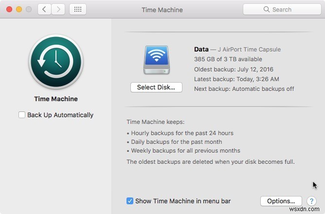 วิธีแก้ไขตารางเวลาการสำรองข้อมูล Time Machine สำหรับ Mac 