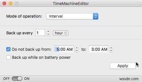 วิธีแก้ไขตารางเวลาการสำรองข้อมูล Time Machine สำหรับ Mac 