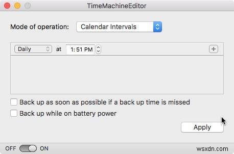 วิธีแก้ไขตารางเวลาการสำรองข้อมูล Time Machine สำหรับ Mac 