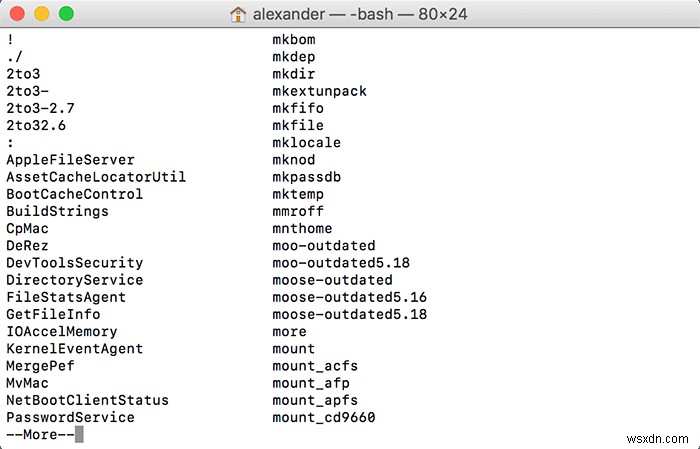 วิธีค้นหาคำสั่ง Terminal ทั้งหมดบน Mac ของคุณอย่างรวดเร็ว 