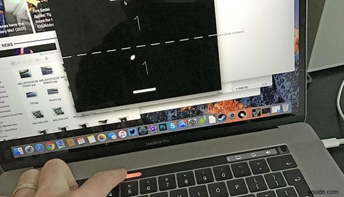 กิจกรรมสนุกๆ กับ MacBook Pro Touch Bar 