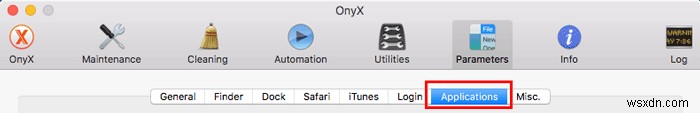 ปรับการตั้งค่า Mac ที่ซ่อนอยู่ด้วย Onyx 