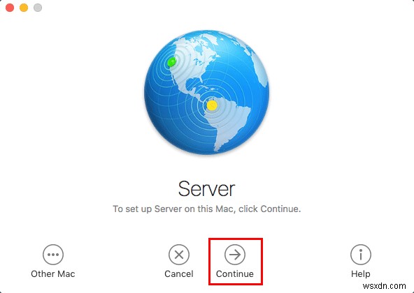 วิธีกำหนดค่า macOS Sierra Server 