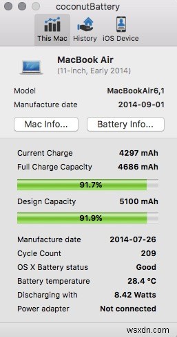 วิธีเรียกใช้การวินิจฉัยแบตเตอรี่ของ iPhone บน Mac 