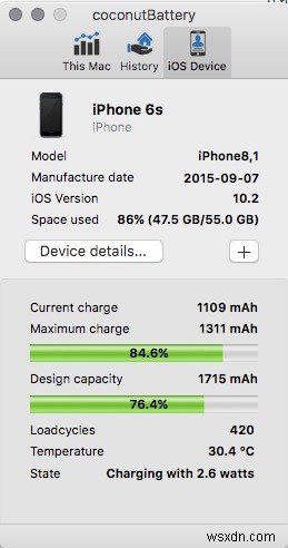 วิธีเรียกใช้การวินิจฉัยแบตเตอรี่ของ iPhone บน Mac 