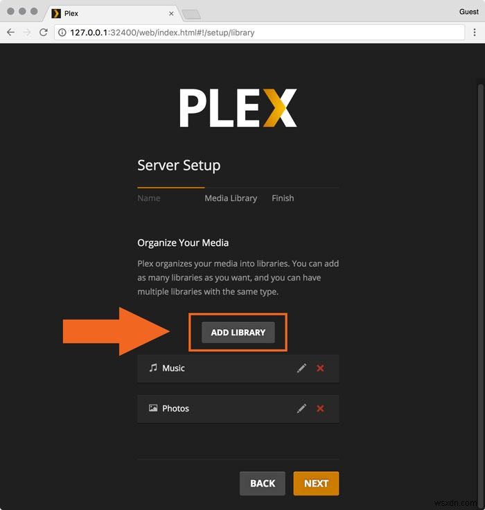วิธีการตั้งค่า Plex Server บน MacOS 