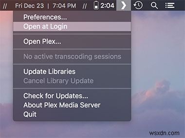 วิธีการตั้งค่า Plex Server บน MacOS 