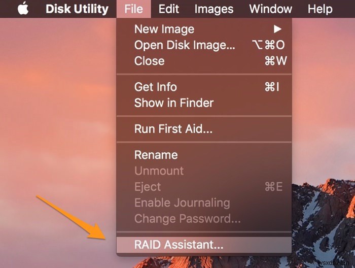 วิธีการตั้งค่า RAID ใน macOS Sierra 