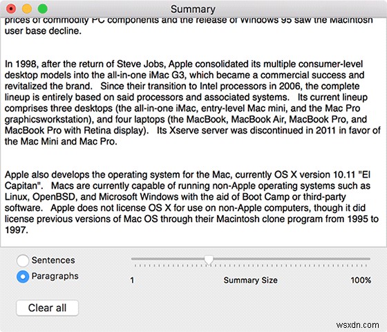 วิธีสรุปเอกสารขนาดยาวบน Mac ของคุณ 