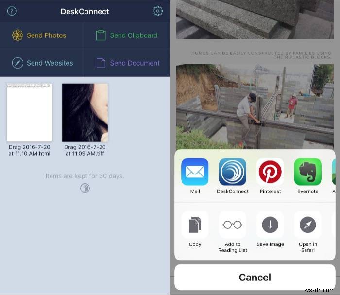 DeskConnect – ส่งไฟล์ระหว่างอุปกรณ์ Mac และ iOS ได้อย่างง่ายดาย 