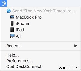 DeskConnect – ส่งไฟล์ระหว่างอุปกรณ์ Mac และ iOS ได้อย่างง่ายดาย 