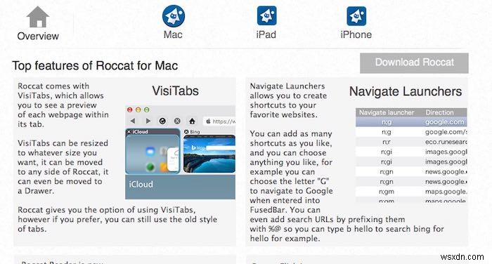Roccat Browser 5 สำหรับ Mac:ทางเลือกที่ใช้งานได้จริงสำหรับเบราว์เซอร์เริ่มต้นของคุณ 