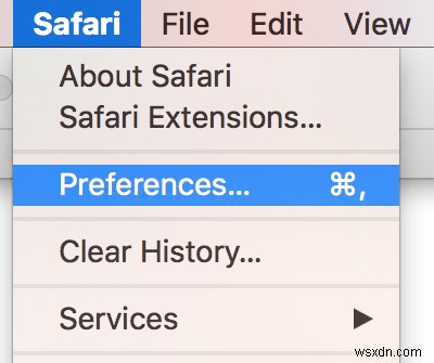 วิธีดูซอร์สโค้ดของหน้าเว็บใน Safari บน Mac 