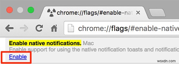 วิธีเปิดใช้งานการแจ้งเตือนดั้งเดิมของ Chrome บน Mac ของคุณ 