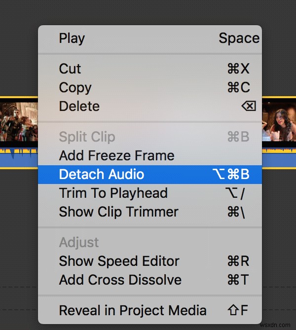 วิธีลบเสียงออกจากไฟล์วิดีโอโดยใช้ iMovie บน Mac 