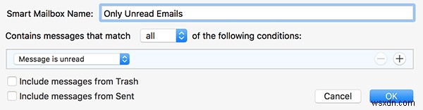 วิธีแสดงเฉพาะอีเมลที่ยังไม่ได้อ่านในแอป Mail สำหรับ Mac 