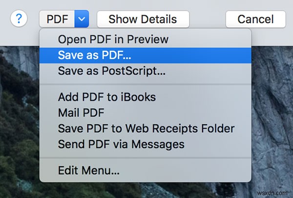 วิธีสร้าง PDF บน Mac ของคุณอย่างง่ายดาย 