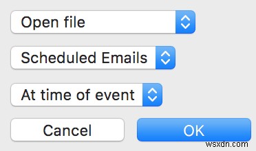 วิธีกำหนดเวลาอีเมลในแอพ Mail บน Mac 