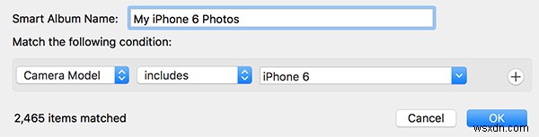 วิธีสร้างและใช้อัลบั้มอัจฉริยะใน iPhoto และ Photos สำหรับ Mac 