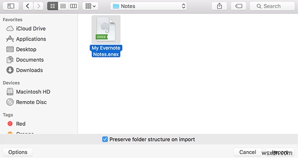 วิธีถ่ายโอนโน้ตจาก Evernote ไปยัง Apple Notes 