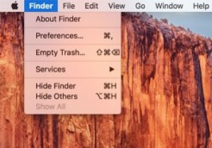 วิธีซ่อนแถบเมนูใน OS X El Capitan 