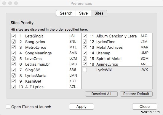 ค้นหา บันทึก และแสดงเนื้อเพลง iTunes ด้วย Singer Song Reader 