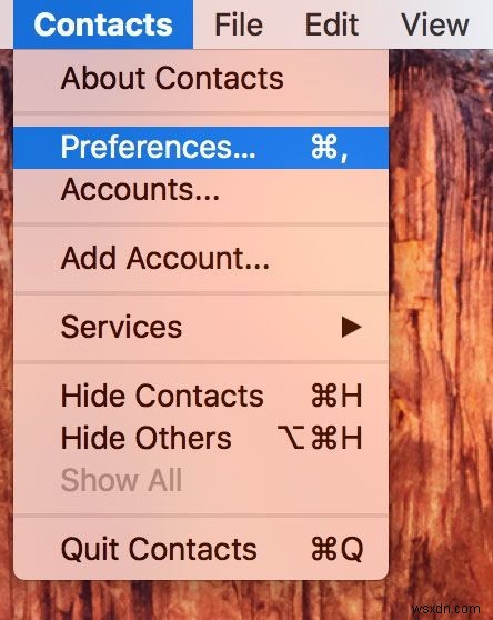 วิธีปิดการใช้งานผู้ติดต่อที่พบใน Mail บน Mac ของคุณ 