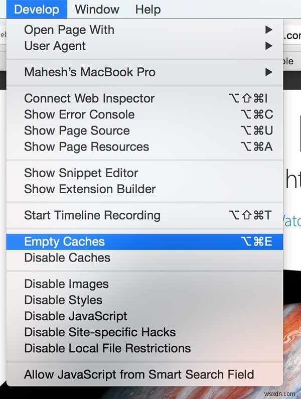 วิธีทำความสะอาดแคชใน Safari บน Mac ของคุณ 