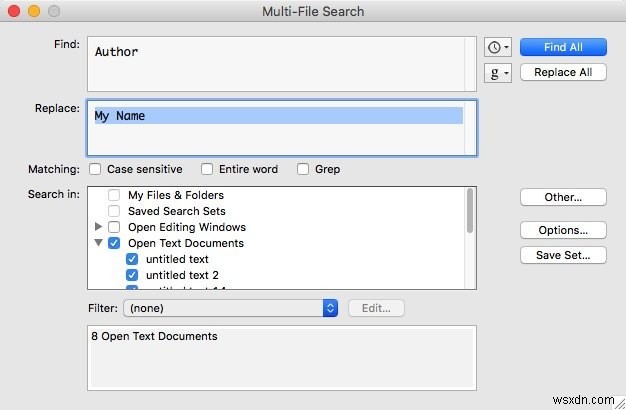 TextWrangler:โปรแกรมแก้ไขข้อความ Mac อย่างง่ายบนเตียรอยด์ 