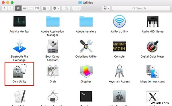 วิธีฟอร์แมตไดรฟ์ภายนอกใน OS X 