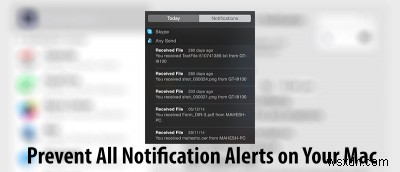วิธีปิดการใช้งานการแจ้งเตือนทั้งหมดบน Mac ของคุณ 