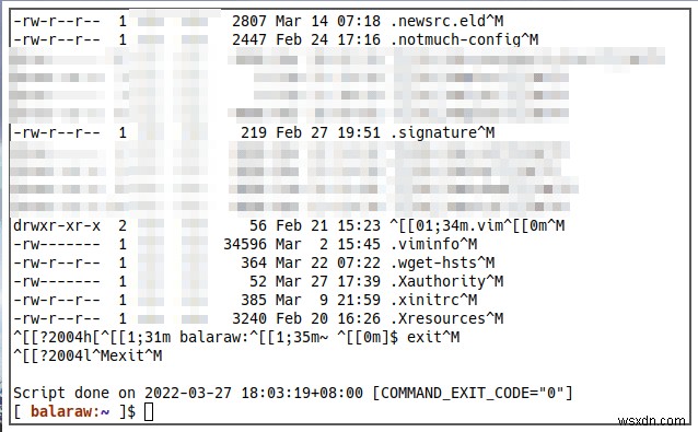 วิธีบันทึกเทอร์มินัลเอาท์พุตไปยังไฟล์ใน Linux 