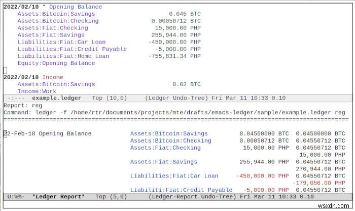 วิธีจัดการการเงินของคุณด้วยโหมดบัญชีแยกประเภทใน Emacs 