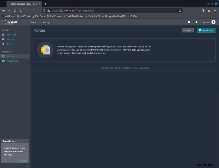 วิธีใช้ Nessus Vulnerability Scanner บน Linux 