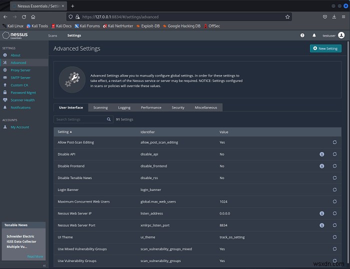 วิธีใช้ Nessus Vulnerability Scanner บน Linux 