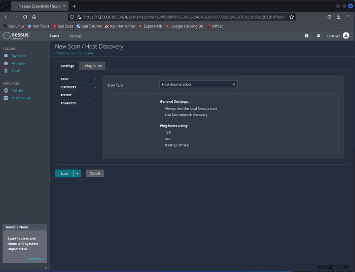 วิธีใช้ Nessus Vulnerability Scanner บน Linux 