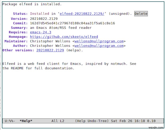 วิธีใช้ Emacs สำหรับ RSS กับ Elfeed 