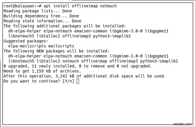 วิธีใช้อีเมลภายใน Emacs 