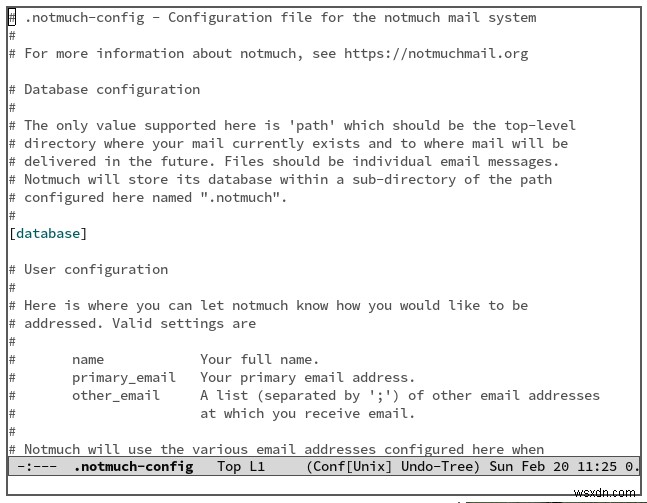 วิธีใช้อีเมลภายใน Emacs 